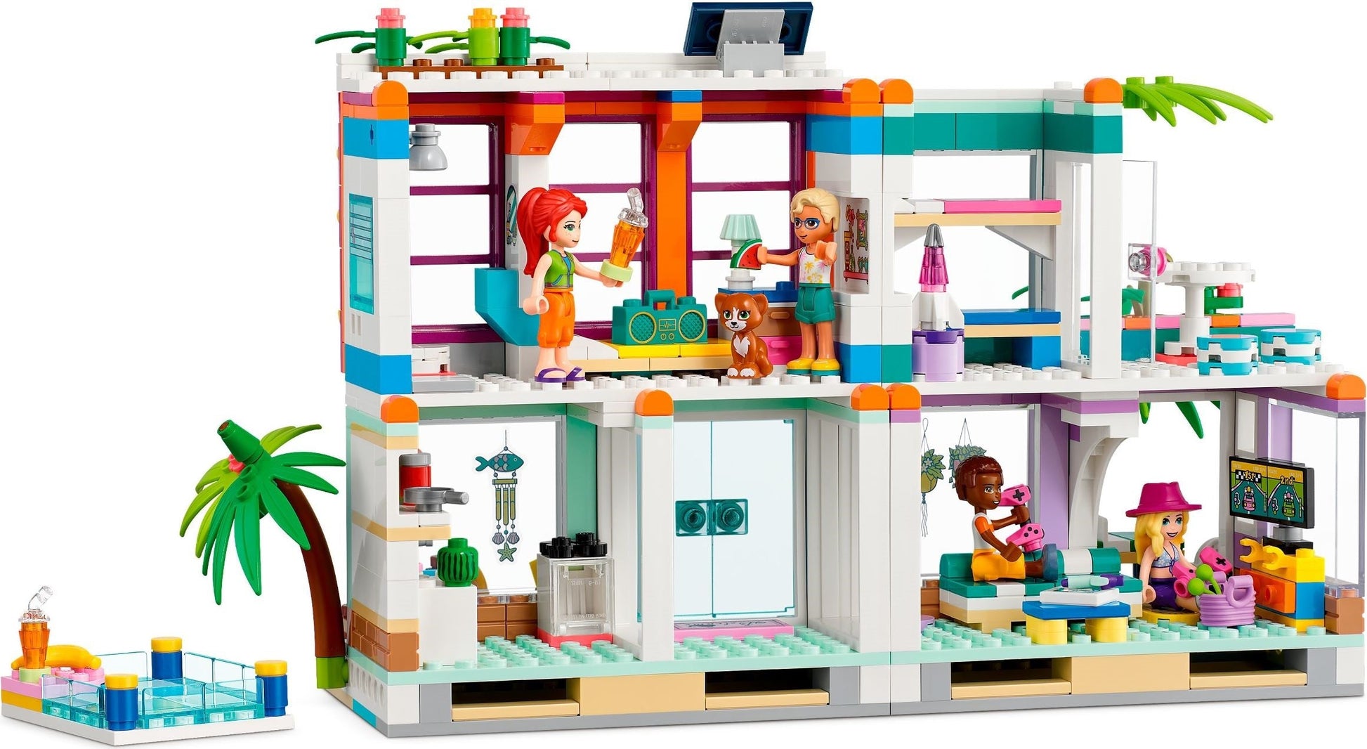 LEGO Friends Series 41709 Holiday Beach House- Auzzi Store