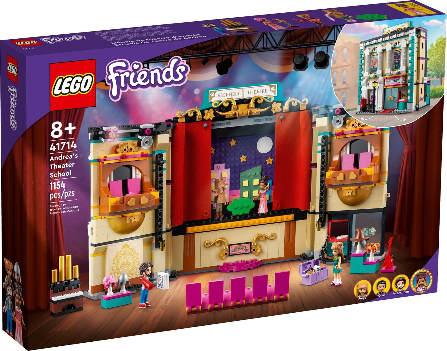 LEGO 41714 Andrea’s Theater School Playset Building Kit (8+)