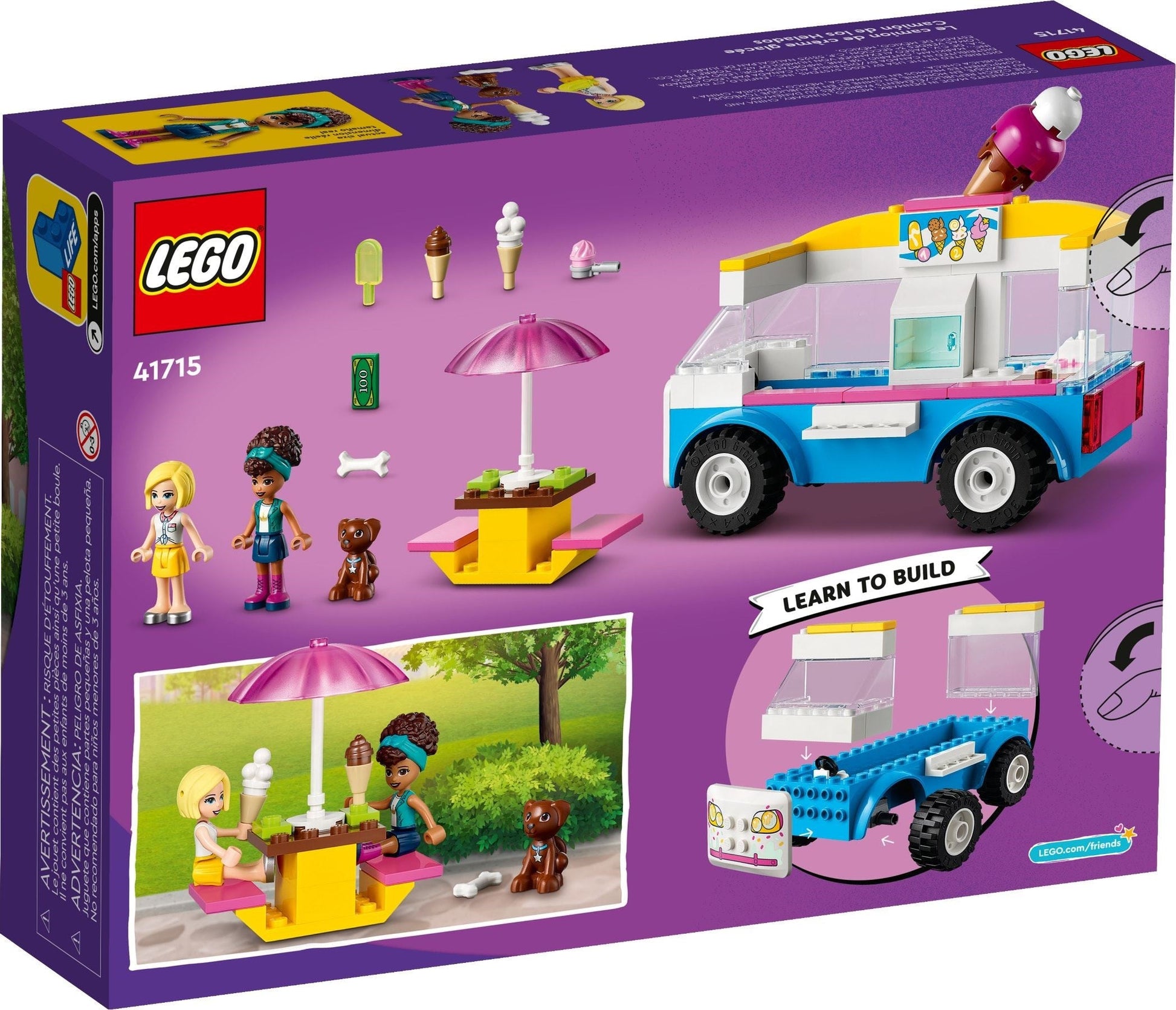 LEGO Friends 41715 Ice-Cream Truck- Auzzi Store