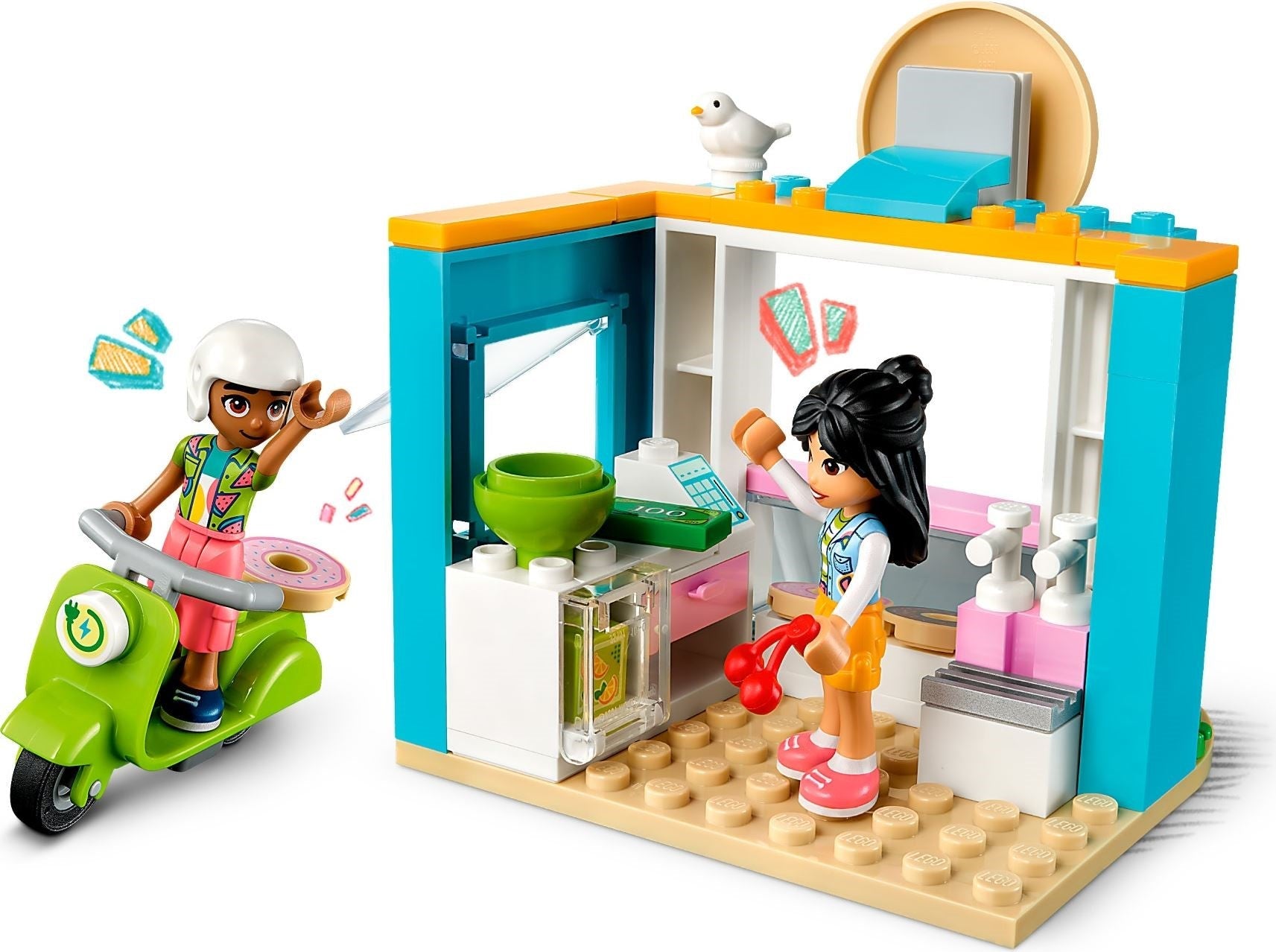 LEGO 41723 Donut Shop – Fun Bakery Playset for Kids - SuperSaverAU - view 2