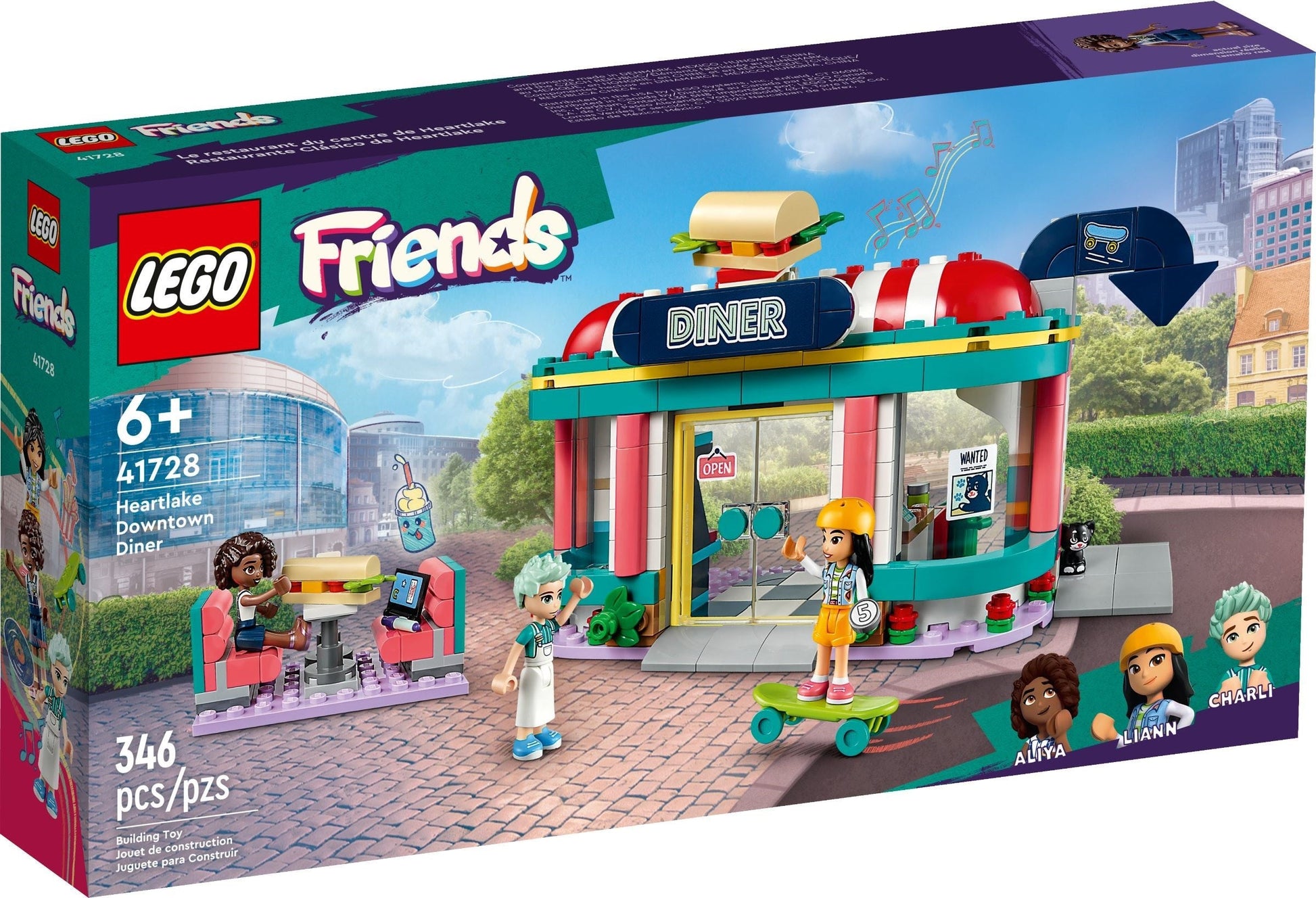 LEGO Friends Series 41728 Heartlake Downtown Diner- Auzzi Store