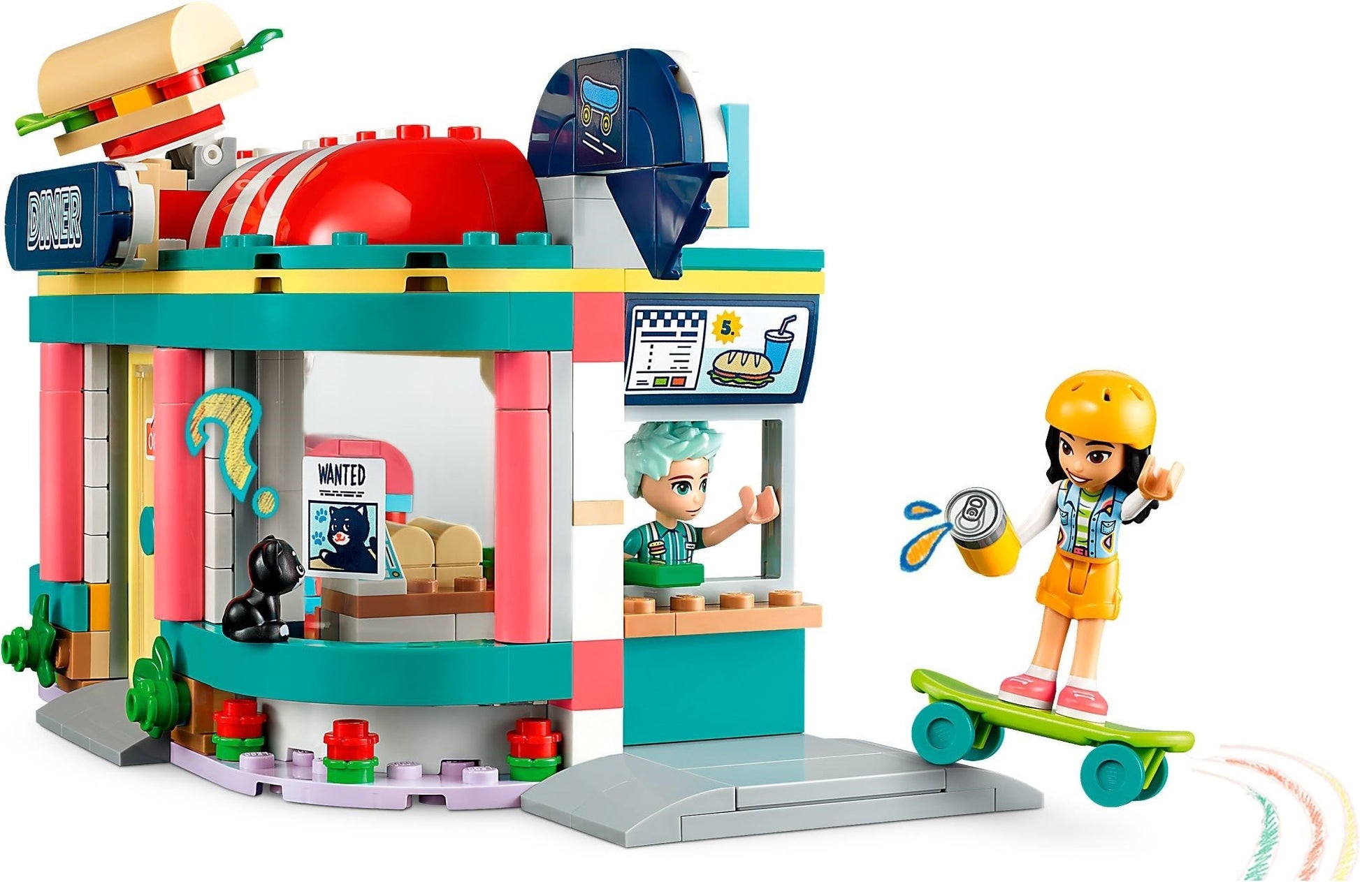 LEGO Friends Series 41728 Heartlake Downtown Diner- Auzzi Store