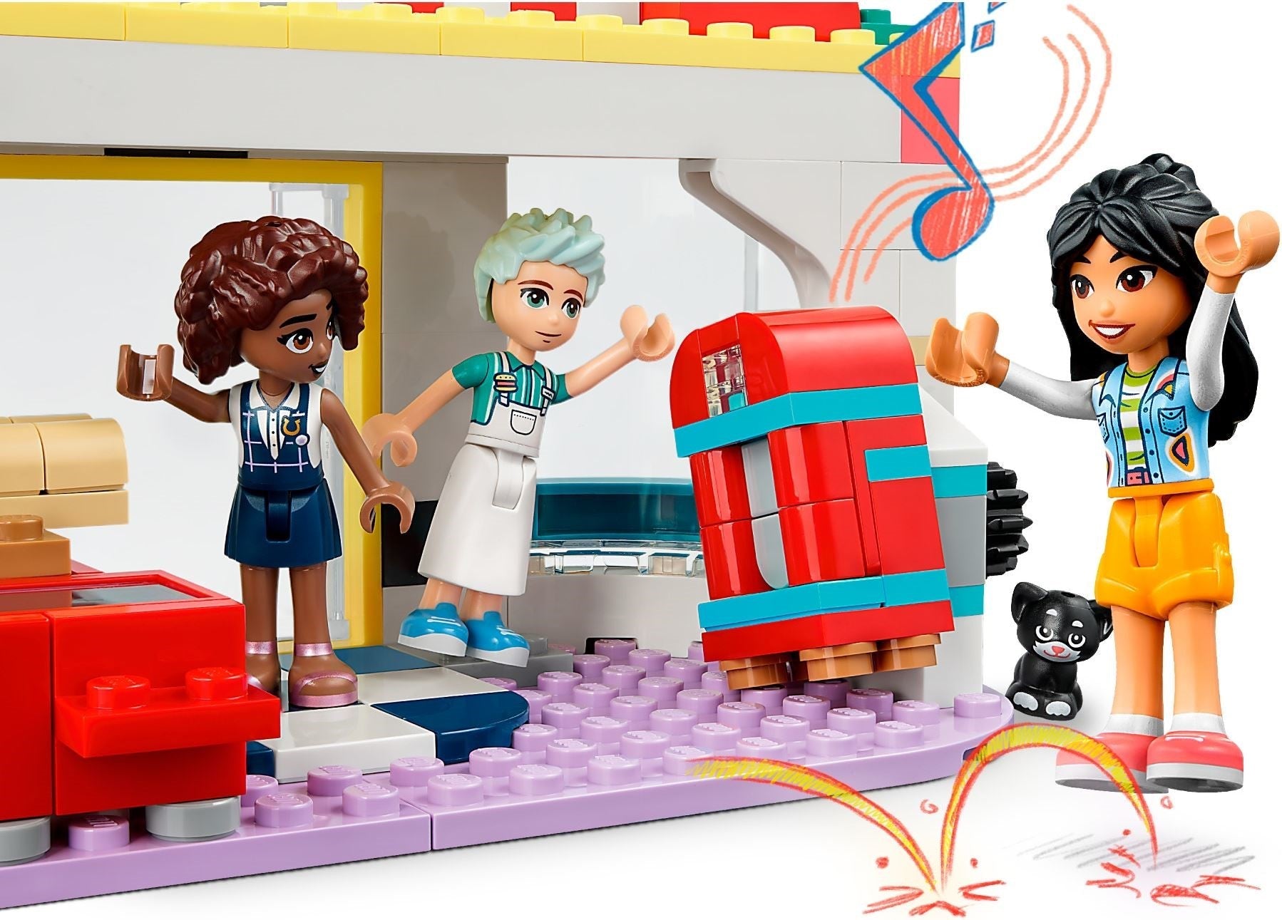 LEGO Friends Series 41728 Heartlake Downtown Diner- Auzzi Store