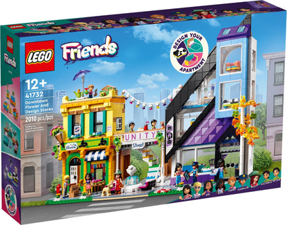 LEGO 41732 Downtown Flower and Design Stores – Creative City Playset