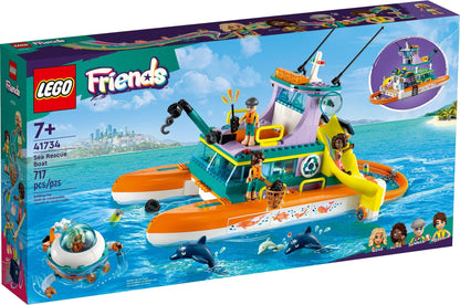 LEGO Friends Series 41734 Sea Rescue Boat- Auzzi Store