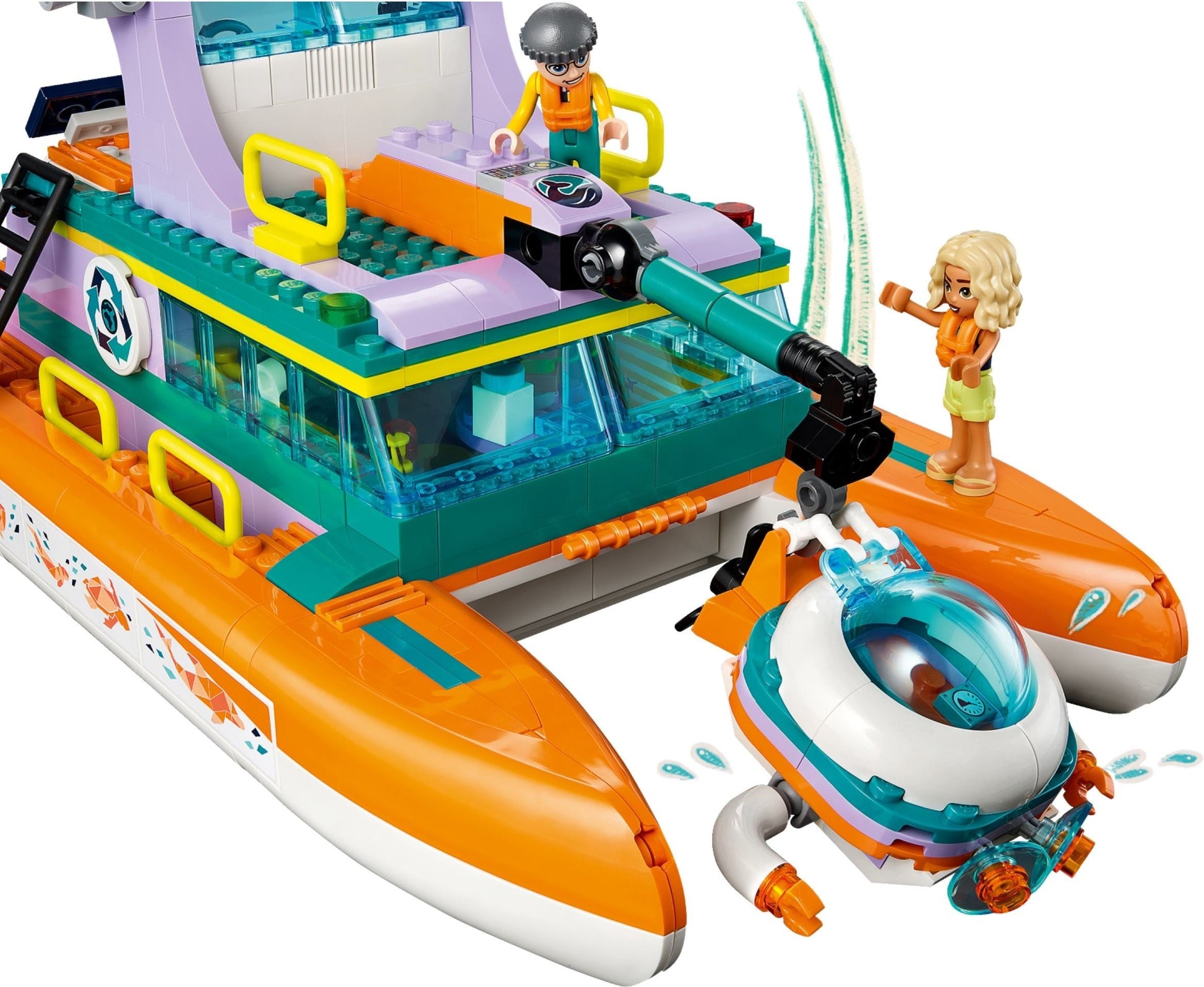 LEGO Friends Series 41734 Sea Rescue Boat- Auzzi Store