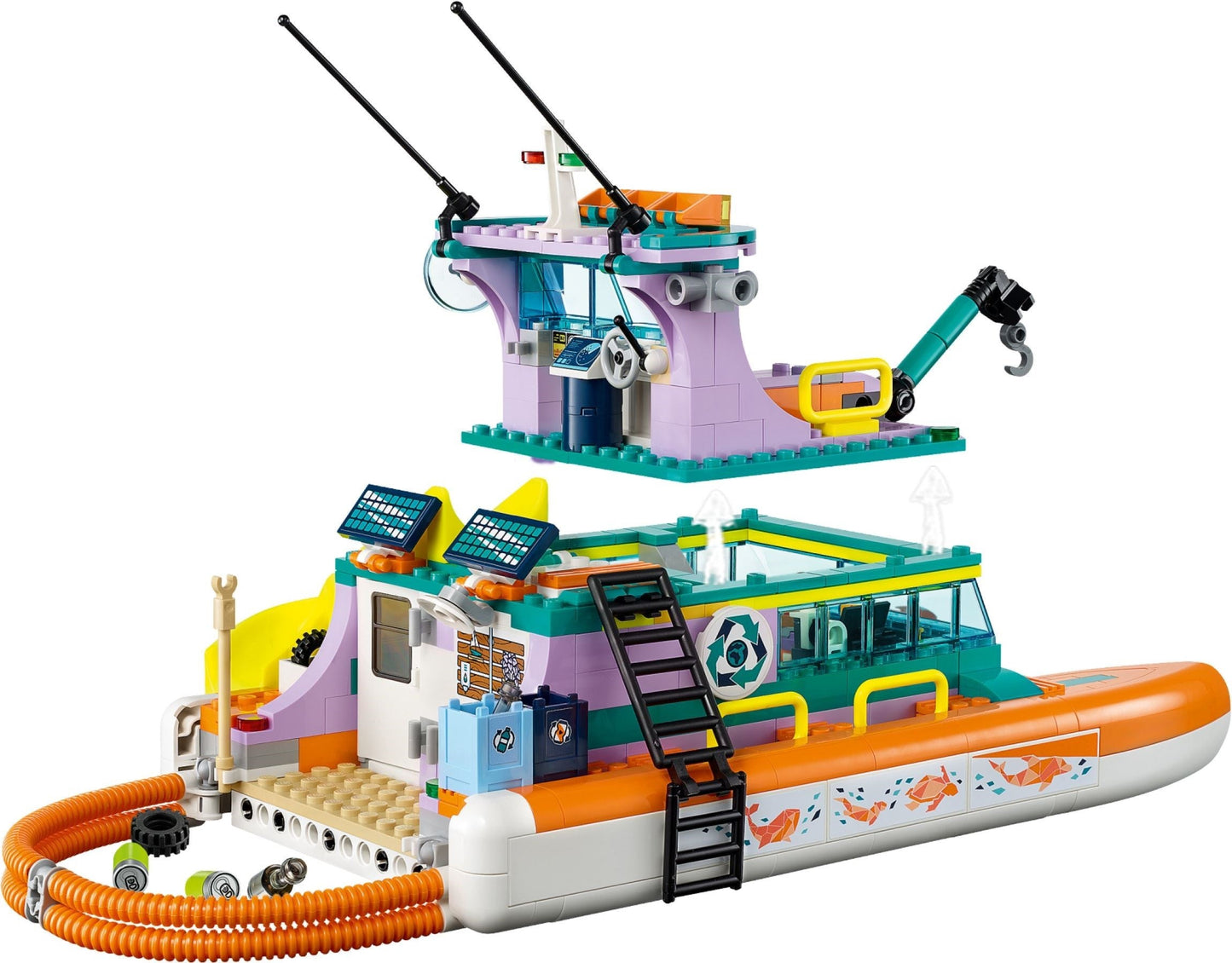 LEGO Friends Series 41734 Sea Rescue Boat- Auzzi Store