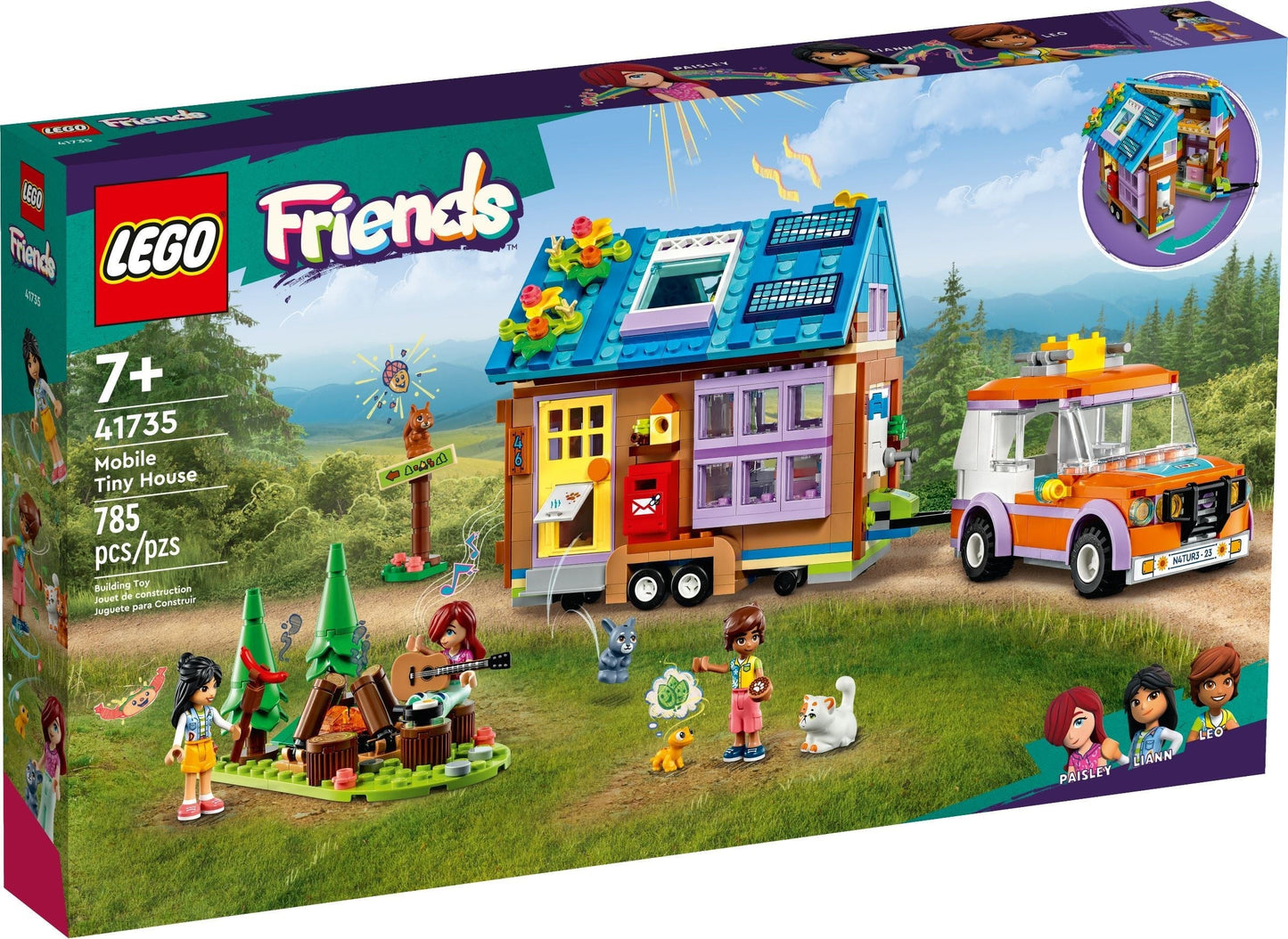 LEGO Friends Series 41735 Mobile Tiny House- Auzzi Store