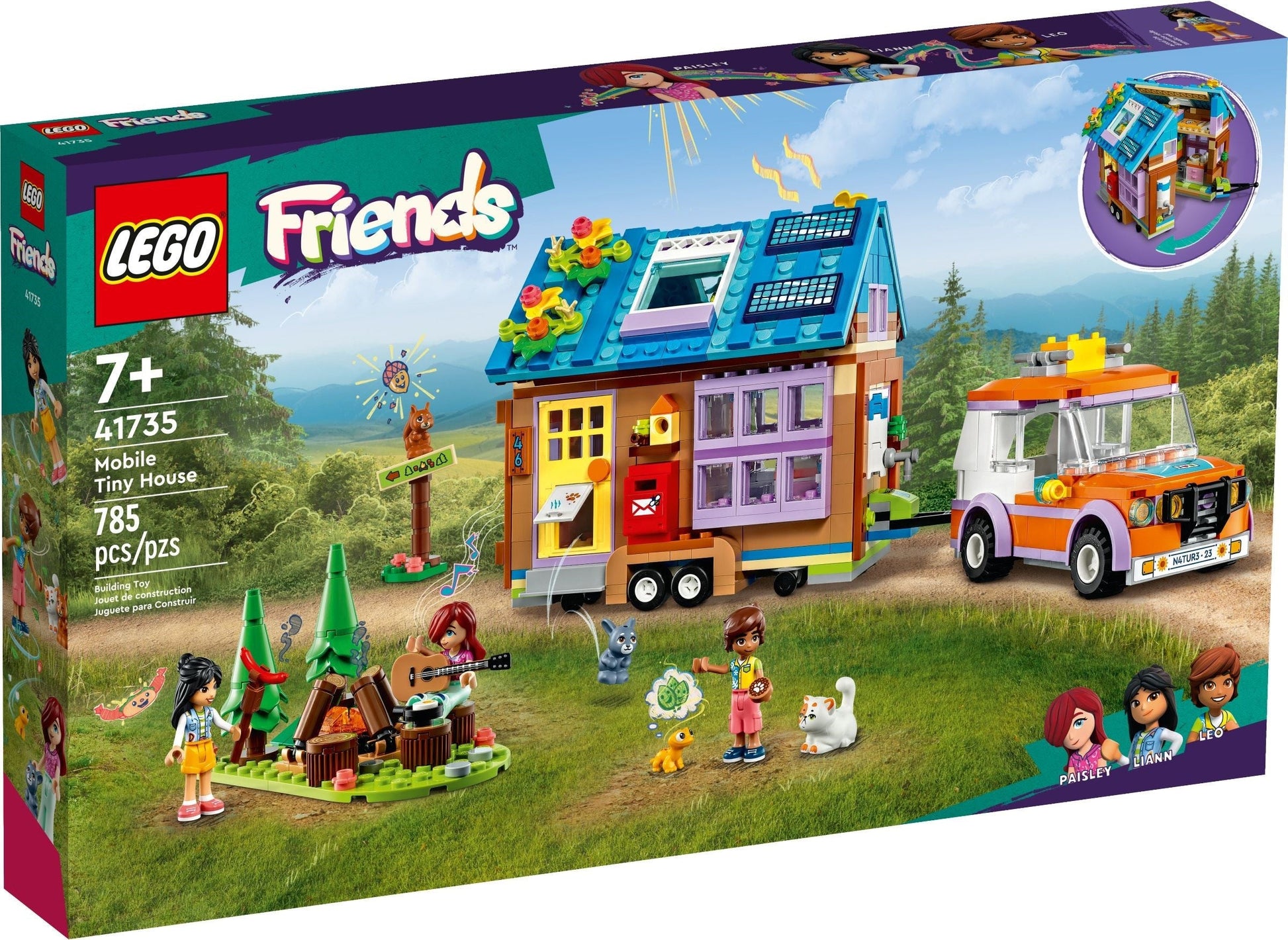 LEGO Friends Series 41735 Mobile Tiny House- Auzzi Store