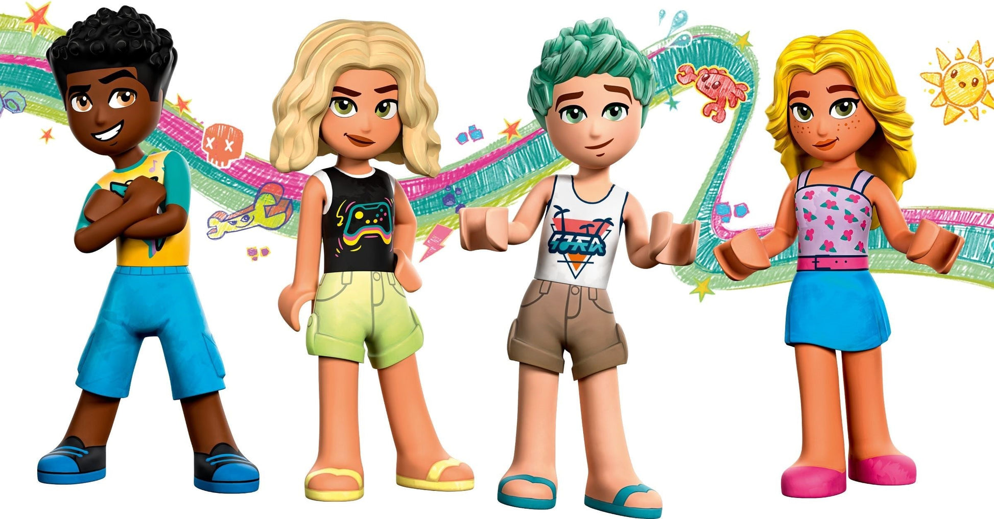 LEGO Friends Series 41737 Beach Adventure Park- Auzzi Store