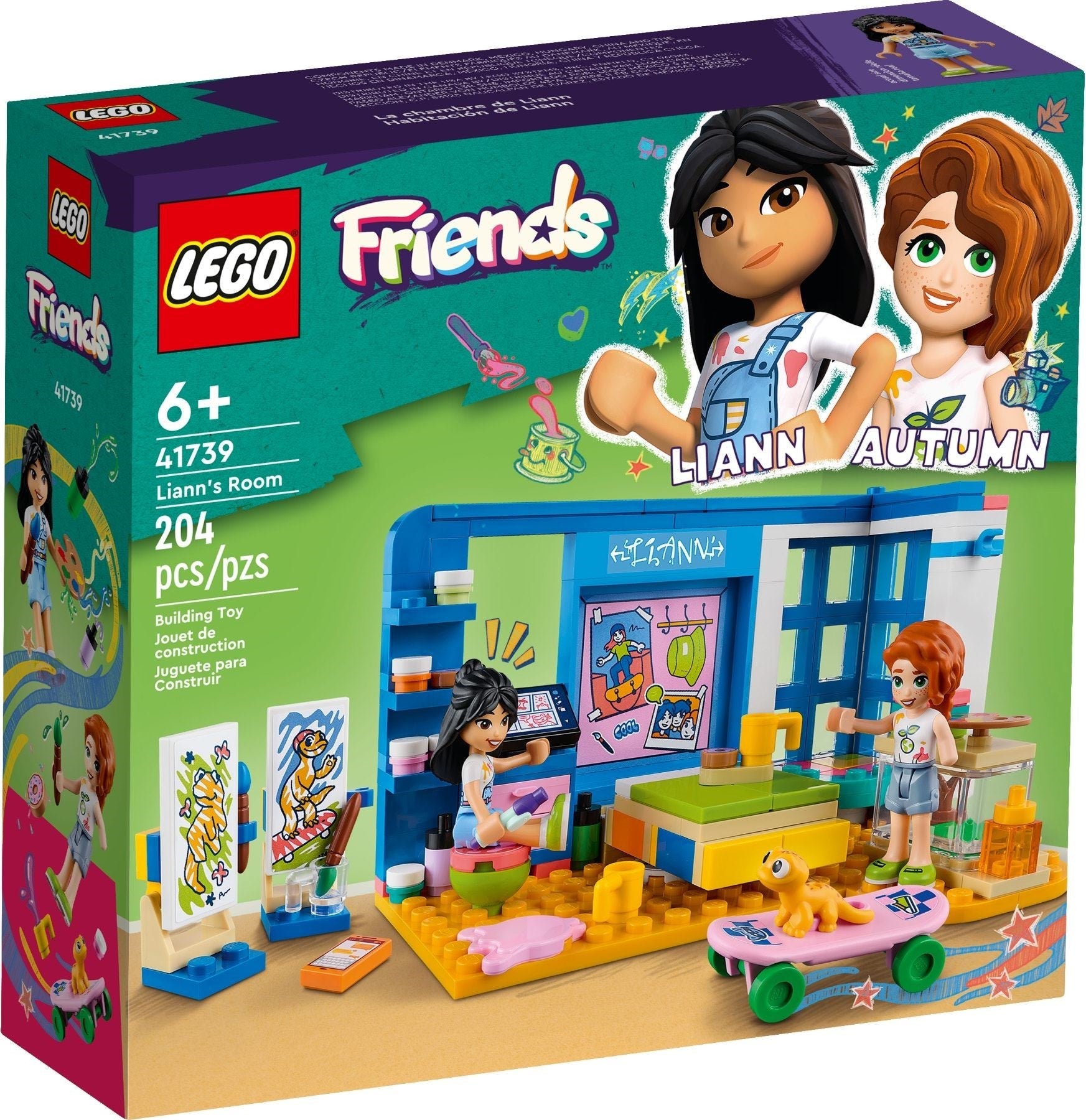 LEGO Friends 41739 Liann’s Room Playset - SuperSaverAU - view 1