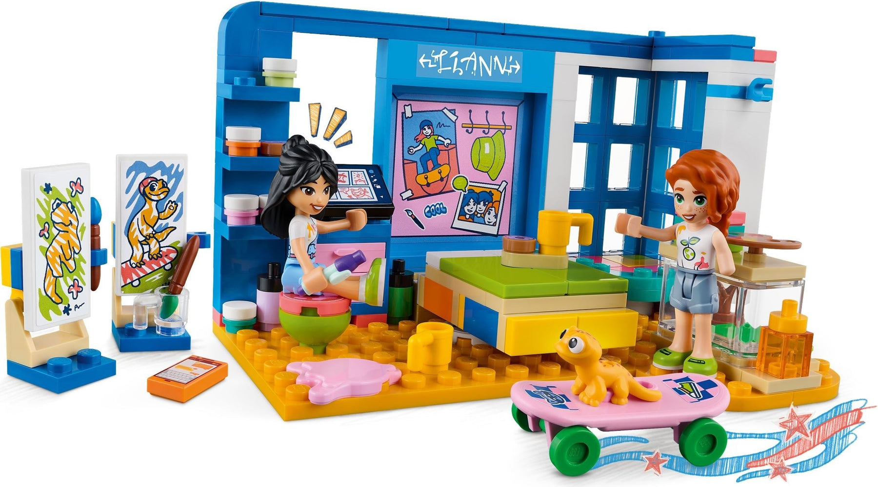 LEGO Friends 41739 Liann’s Room Playset - SuperSaverAU - view 2