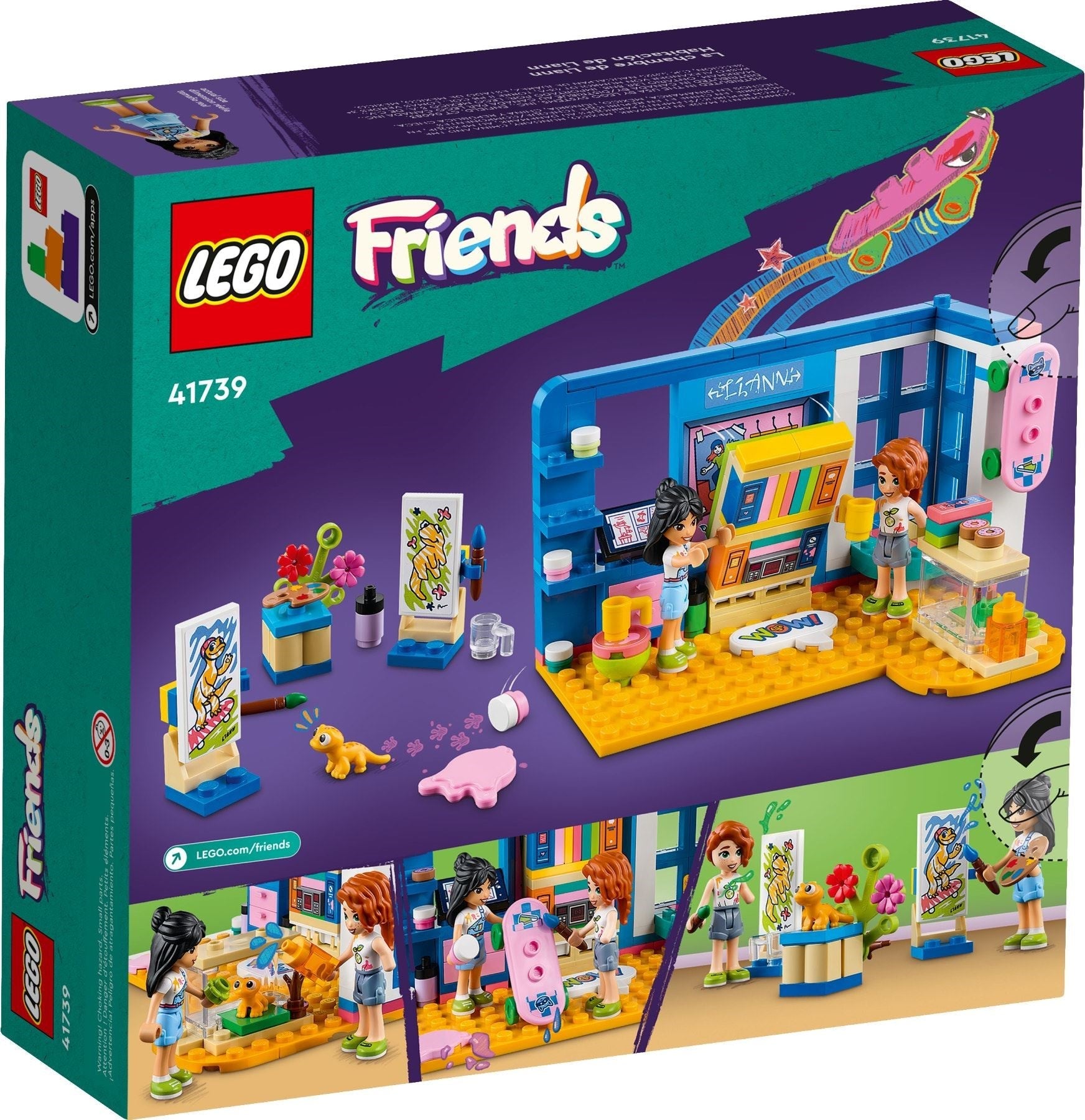 LEGO Friends 41739 Liann’s Room Playset - SuperSaverAU - view 6