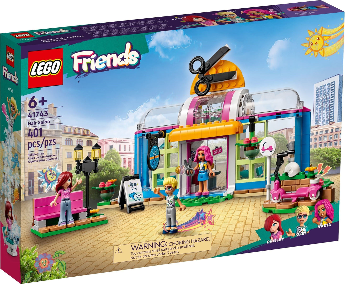 LEGO Friends Series 41743 Hair Salon- Auzzi Store