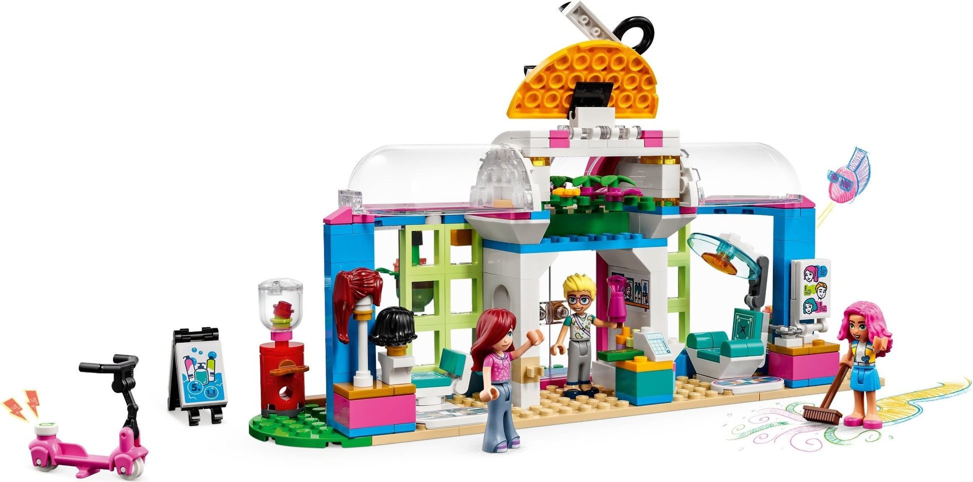 LEGO Friends Series 41743 Hair Salon- Auzzi Store