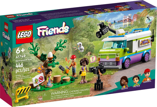 LEGO Friends Series 41749 NEWSROOM VAN- Auzzi Store
