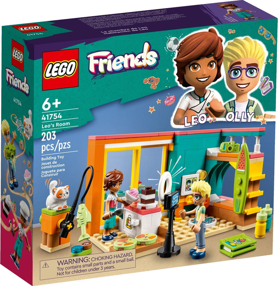 LEGO 41754 Leo’s Room – Fun LEGO Friends Bedroom Set - SuperSaverAU - view 1