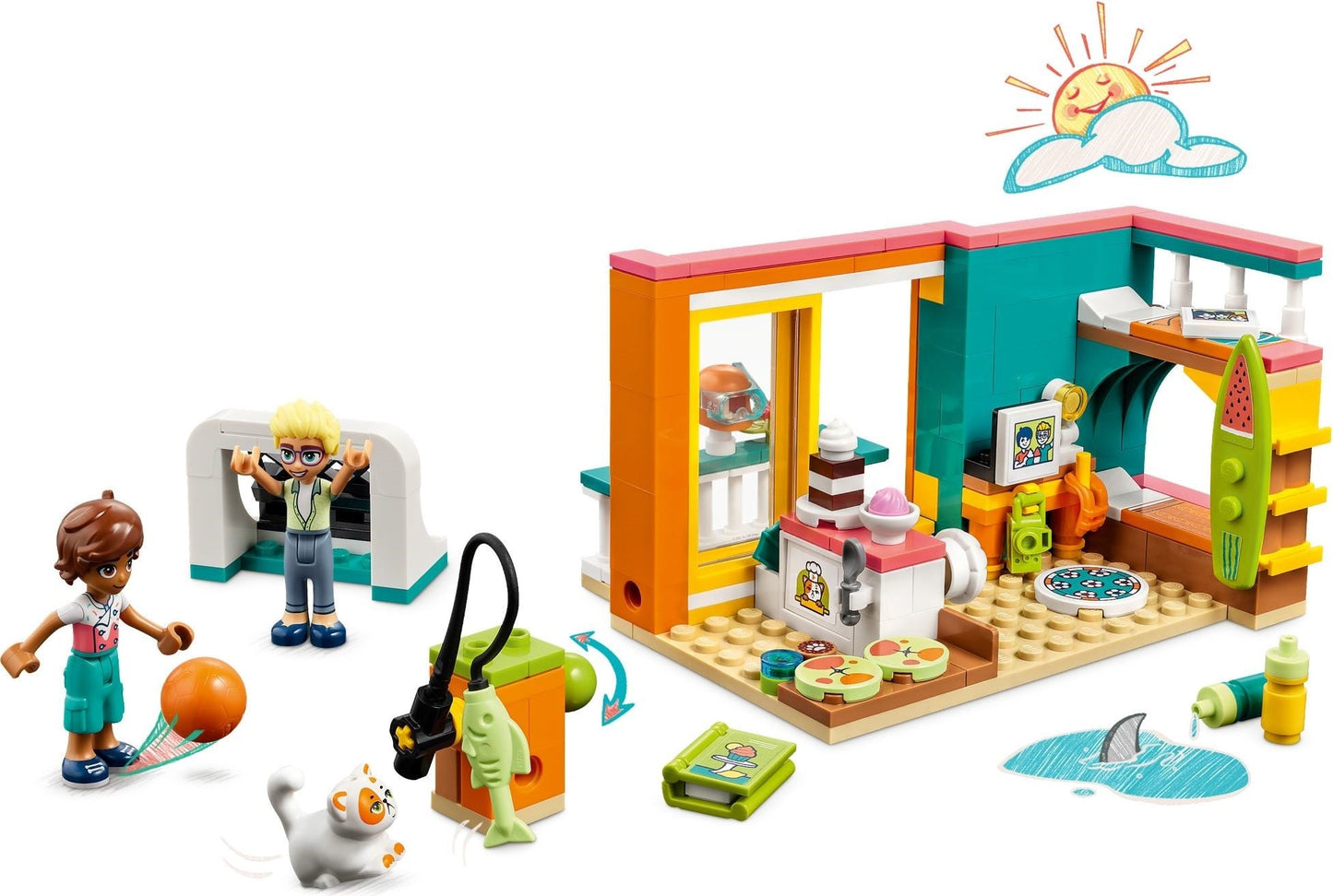 LEGO 41754 Leo’s Room – Fun LEGO Friends Bedroom Set