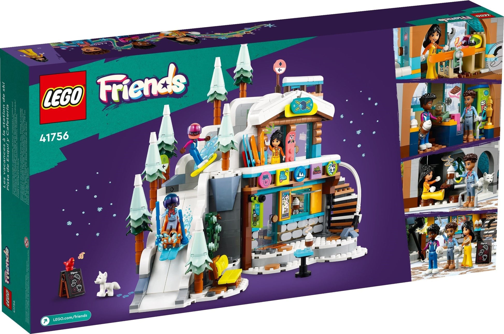 LEGO Friends 41756 Holiday Ski Slope and Café- Auzzi Store