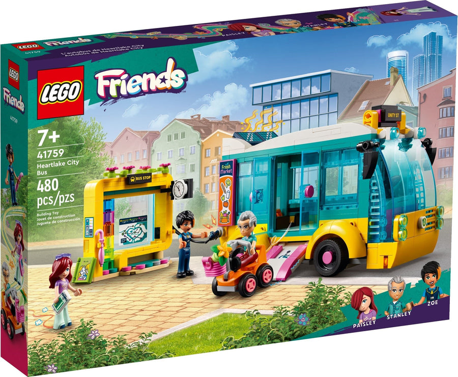 LEGO 41759 Heartlake City Bus – Fun Public Transport Playset - SuperSaverAU - view 1