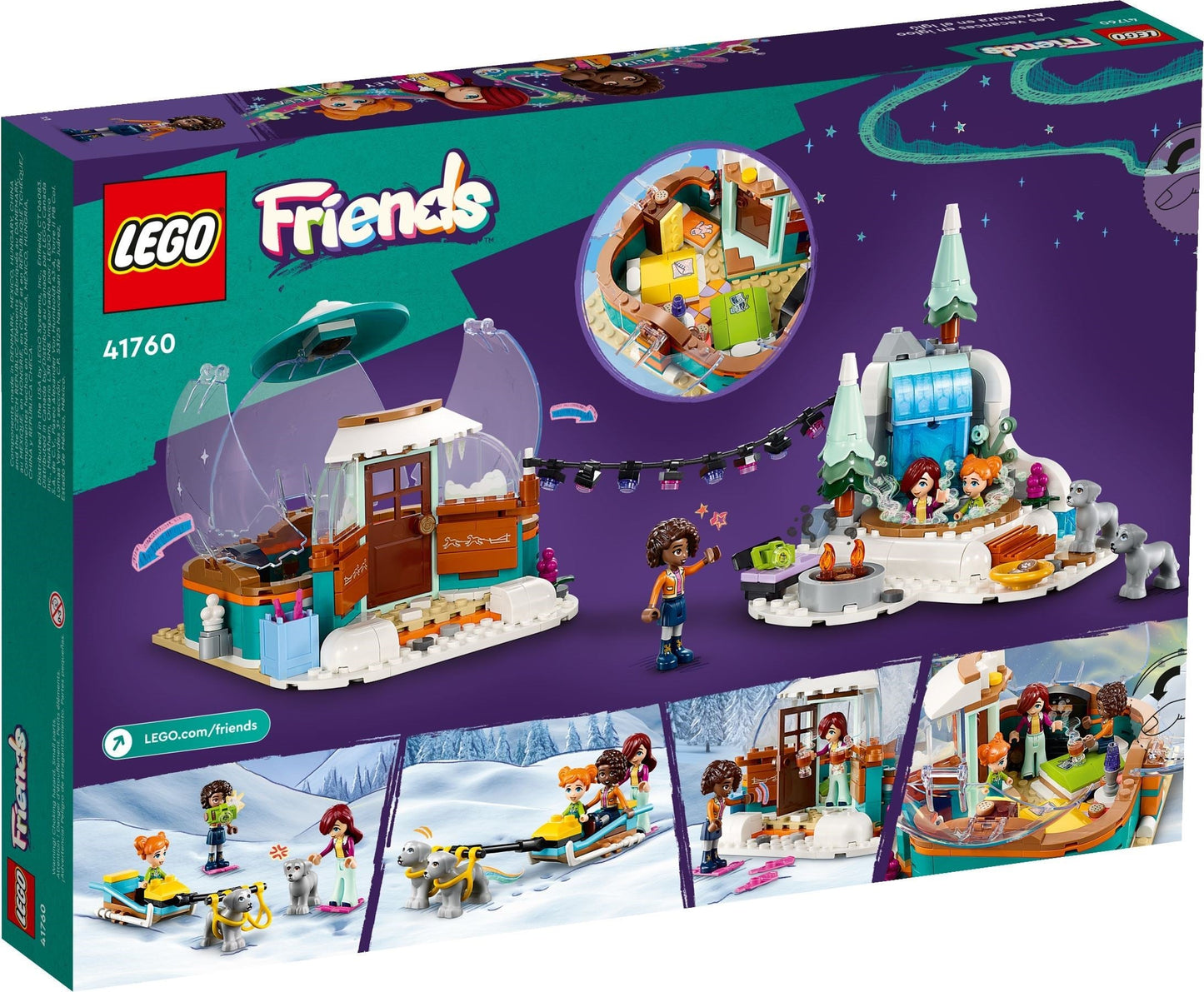 LEGO Friends 41760 Igloo Holiday Adventure- Auzzi Store