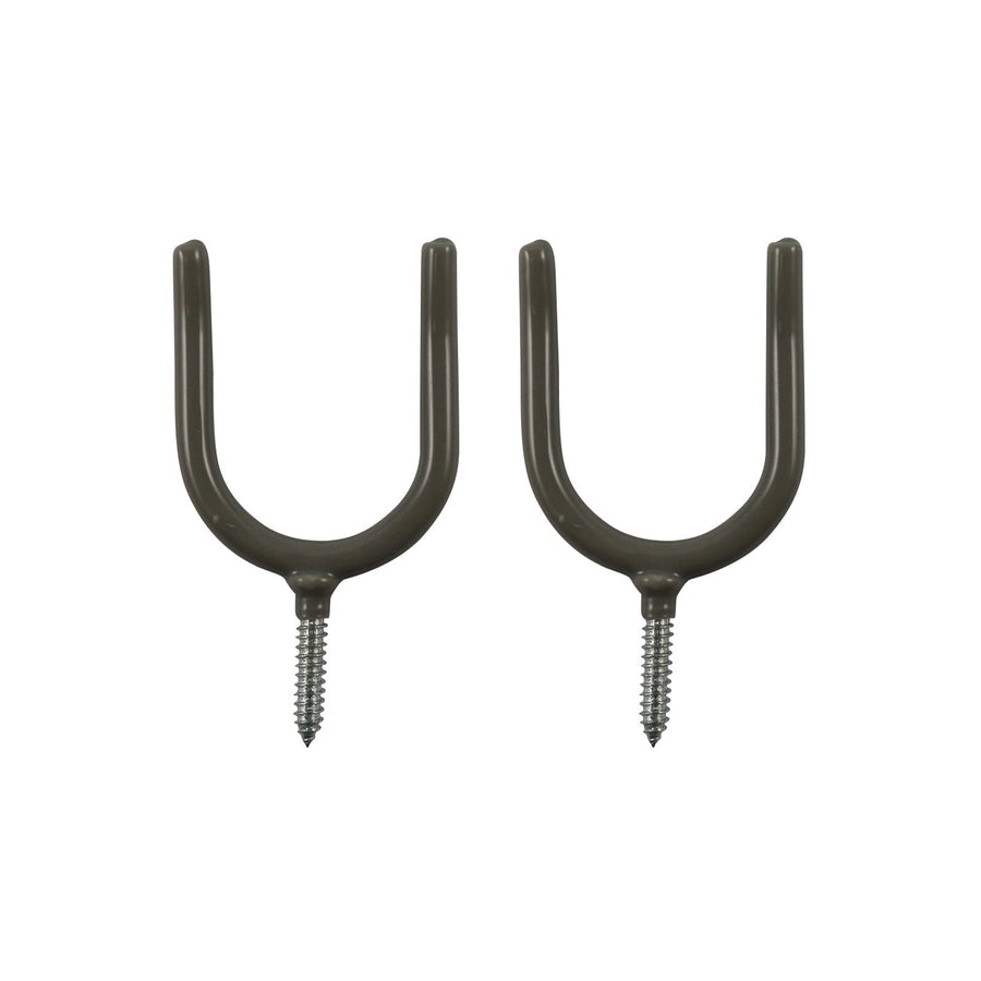 Everhang Garden Tool Storage Hooks PVC-Coated Steel Grey 2 Pack