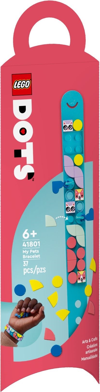 LEGO DOTS 41801 My Pets Bracelet Jewellery Kit for Kids