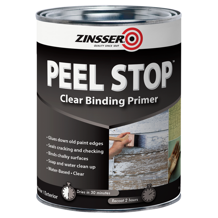 Zinsser Peel Stop Primer Clear 1L Water Based Sealer Binds Cracks - SuperSaverAU - view 1