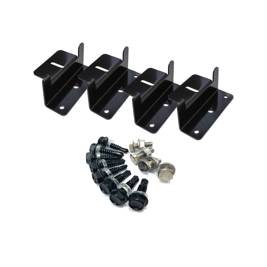 KT Solar Panel Mounting Brackets with 8mm T-Bolt Hole, 4 Pack