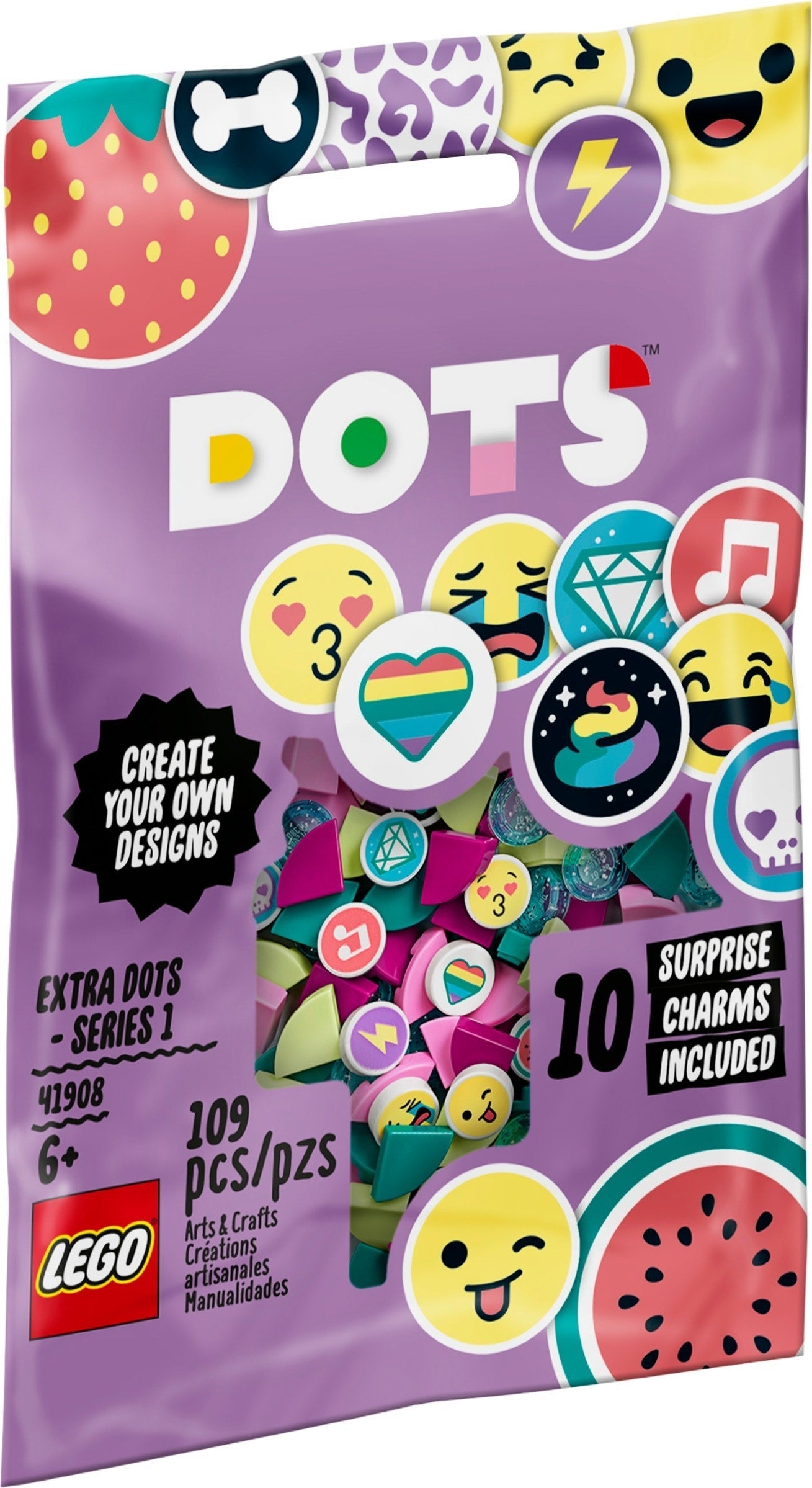 LEGO 41908 Extra DOTS - Series 1: Add Tiles & Boost Creativity