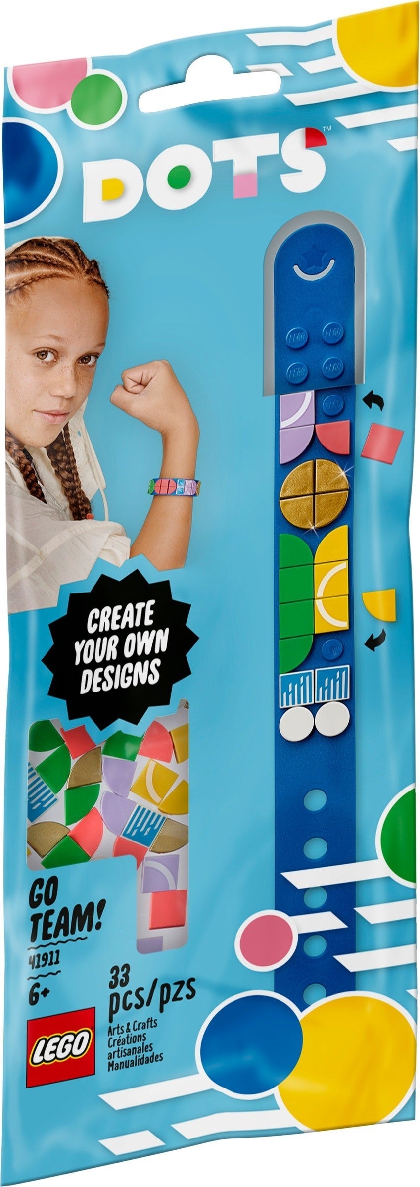 LEGO 41911 Go Team! Bracelet - Customizable Kids' Sports Jewelry - SuperSaverAU - view 1