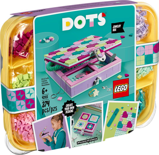 LEGO 41915 DOTS Jewelry Box - DIY Craft Kit for Kids