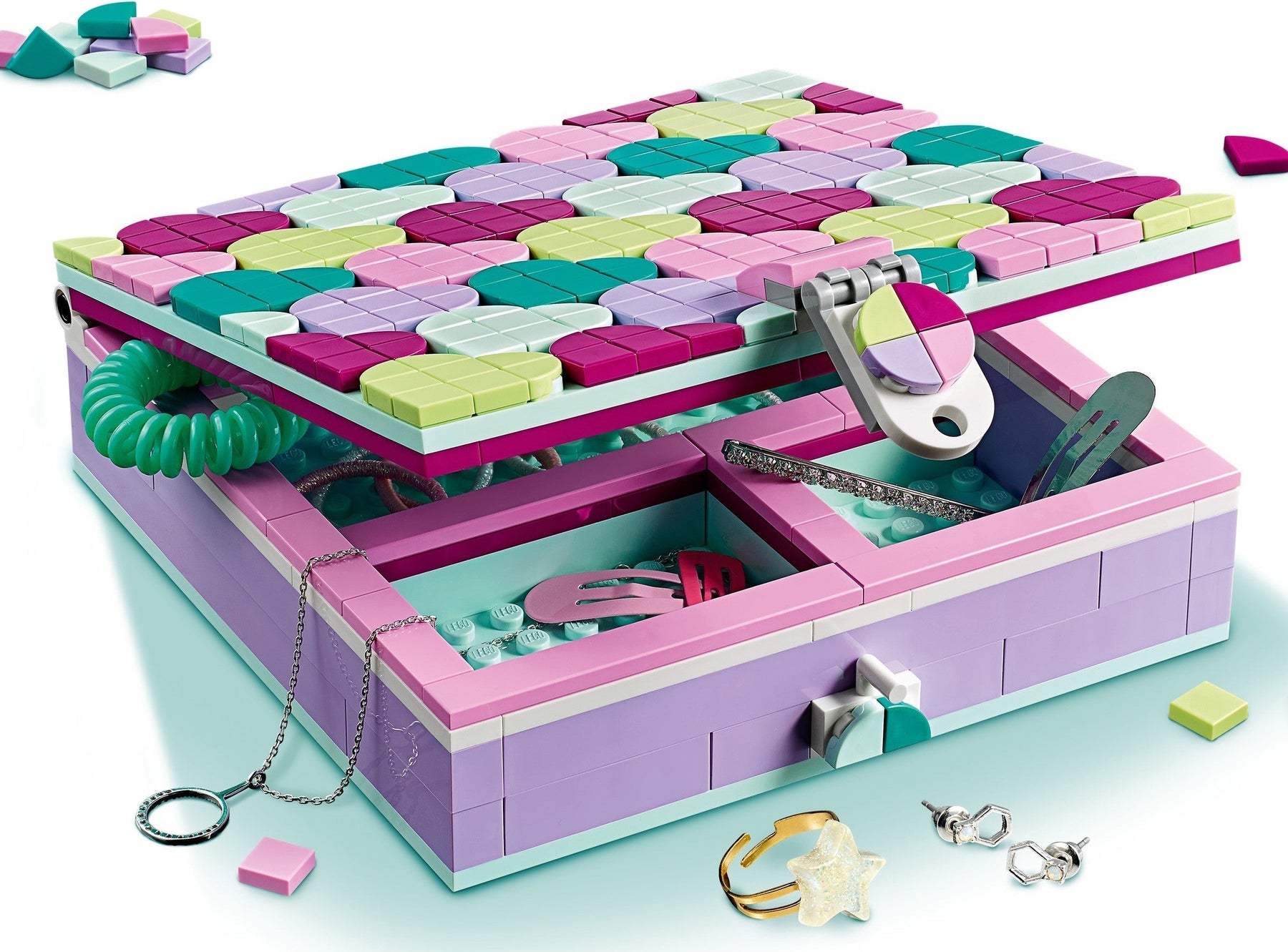 LEGO 41915 DOTS Jewelry Box - DIY Craft Kit for Kids - SuperSaverAU - view 3