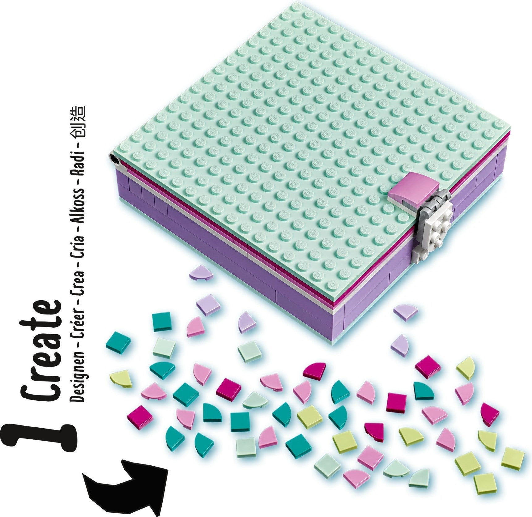 LEGO 41915 DOTS Jewelry Box - DIY Craft Kit for Kids - SuperSaverAU - view 5