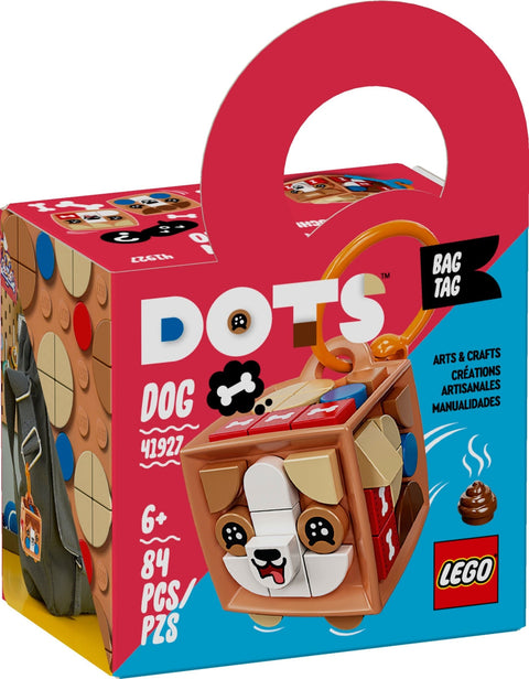 LEGO 41927 Bag Tag Dog - Customizable & Fun DIY Craft Kit - SuperSaverAU - view 1