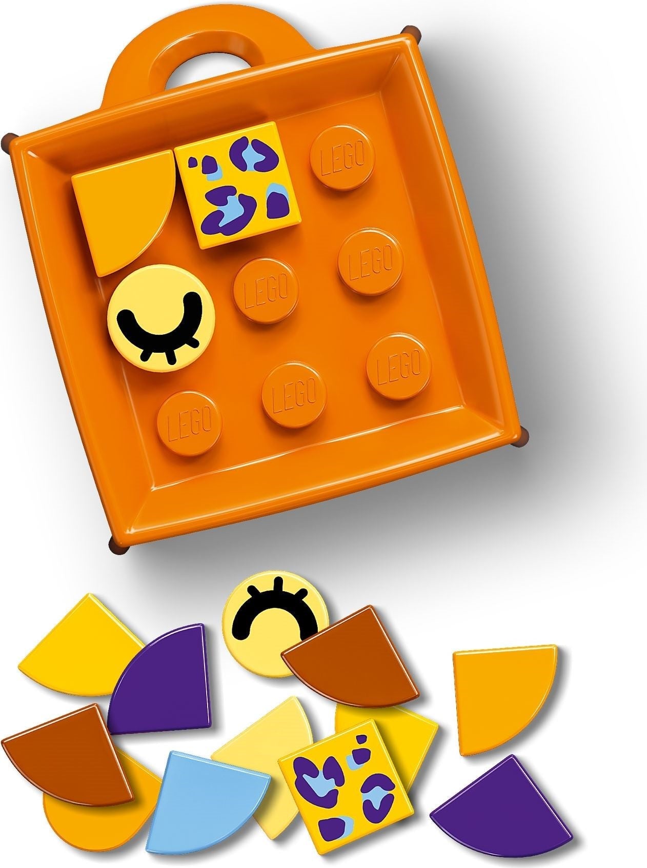 LEGO 41929 DOTS Bag Tag Leopard - Customizable Craft Kit