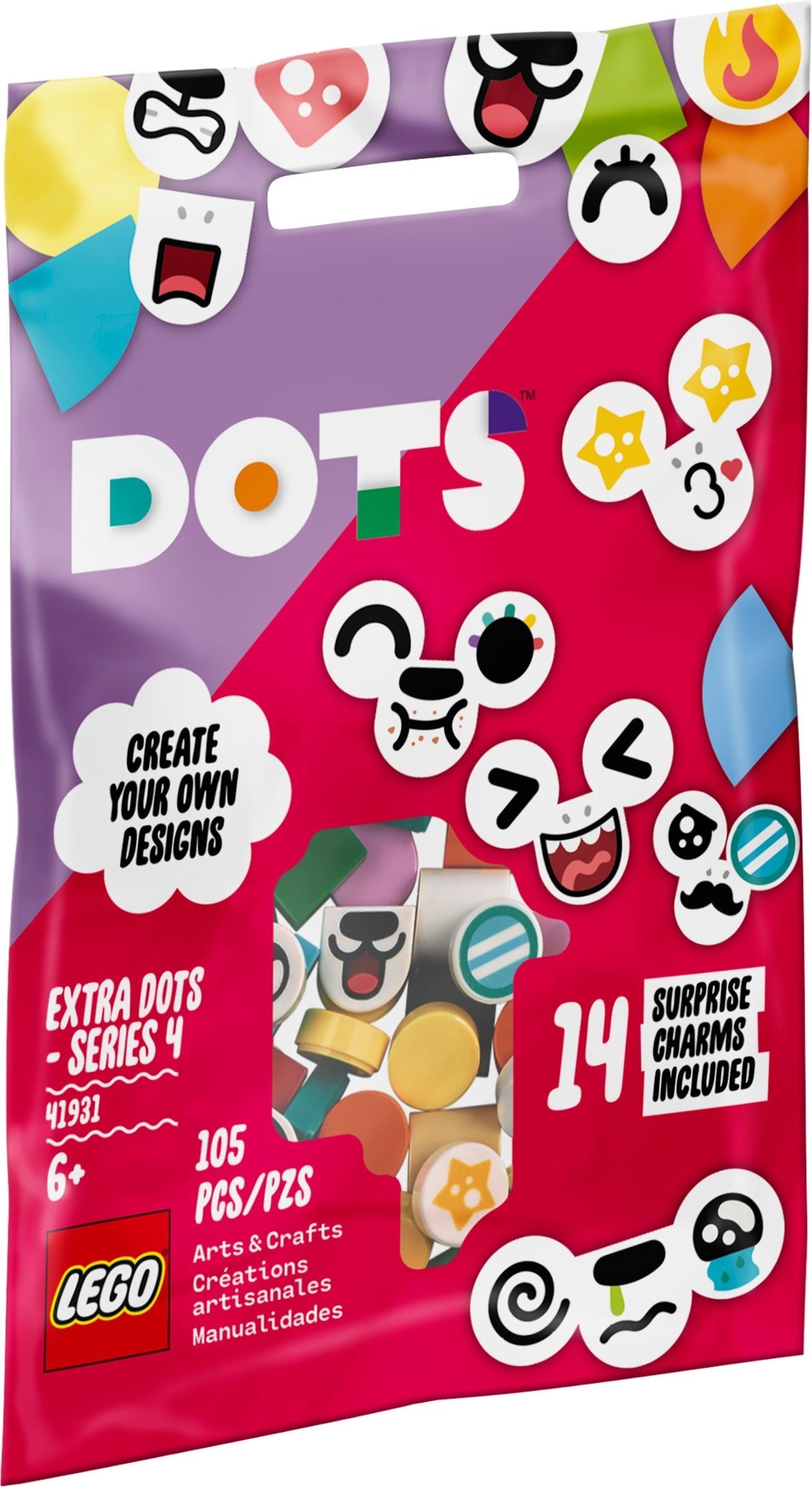 LEGO 41931 Extra DOTS - Series 4 - Animal Tiles - SuperSaverAU - view 1