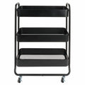 Neatfreak 3 Tier Metal Storage Trolley Extra Wide Rolling Cart Locking Wheels