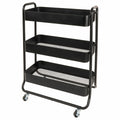Neatfreak 3 Tier Metal Storage Trolley Extra Wide Rolling Cart Locking Wheels — image 2