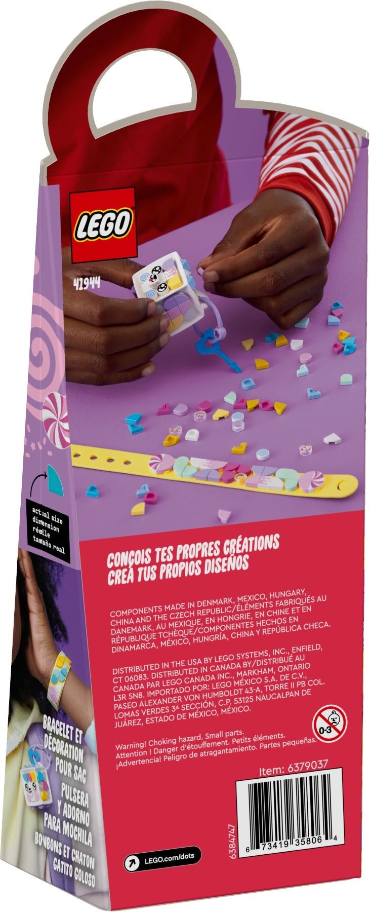 LEGO 41944 DOTS Candy Kitty Bracelet & Bag Tag Set