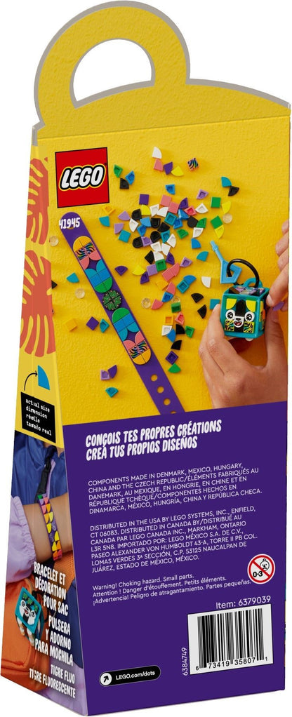 LEGO 41945 Neon Tiger DOTS Bracelet & Bag Tag Kit