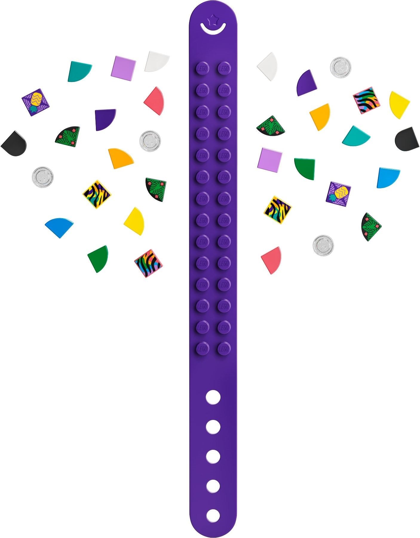 LEGO 41945 Neon Tiger DOTS Bracelet & Bag Tag Kit