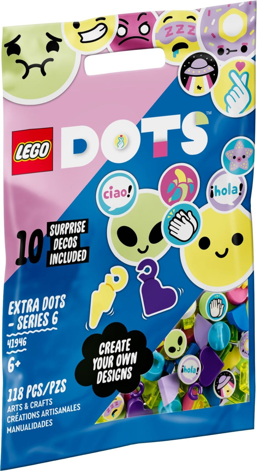 LEGO 41946 Extra DOTS - Series 6 - Tiles & Charms - SuperSaverAU - view 1