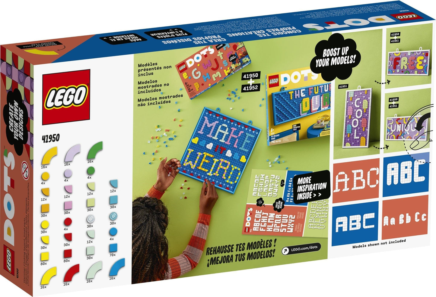 LEGO Dots Series 41950 Lots of DOTS – Lettering- Auzzi Store