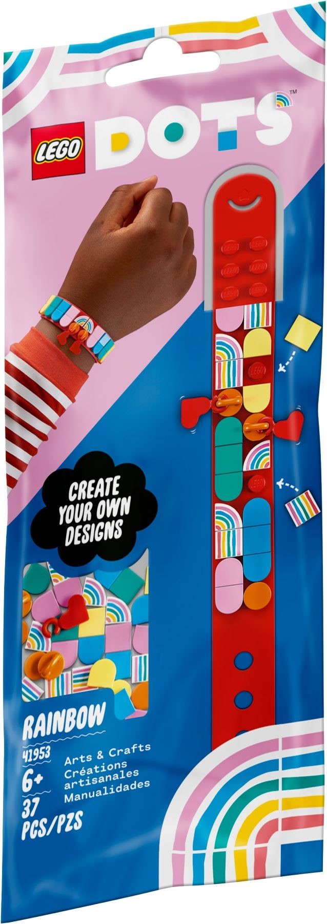 LEGO 41953 Rainbow Bracelet - DIY Charm Kit - SuperSaverAU - view 1