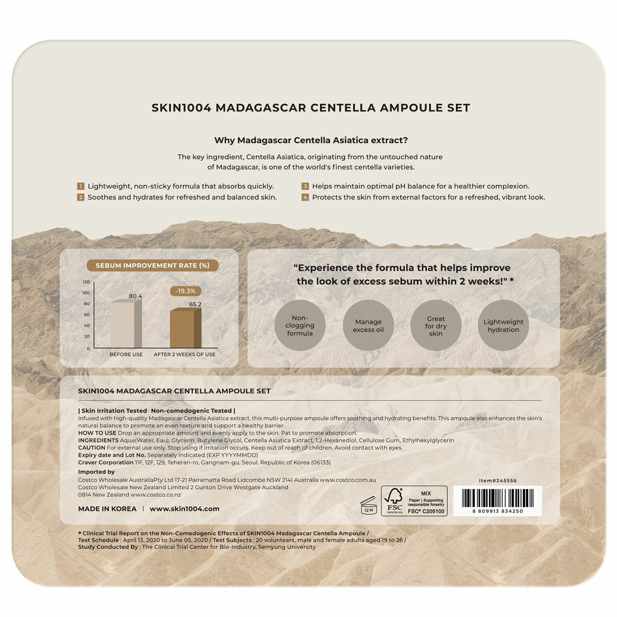 SKIN1004 Madagascar Centella Ampoule Set 2 x 120ml + 30ml