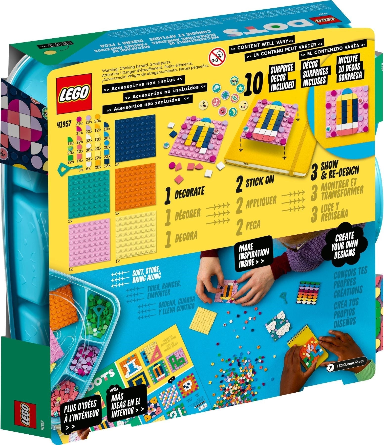 LEGO DOTS 41957 Adhesive Patches Mega Pack- Auzzi Store