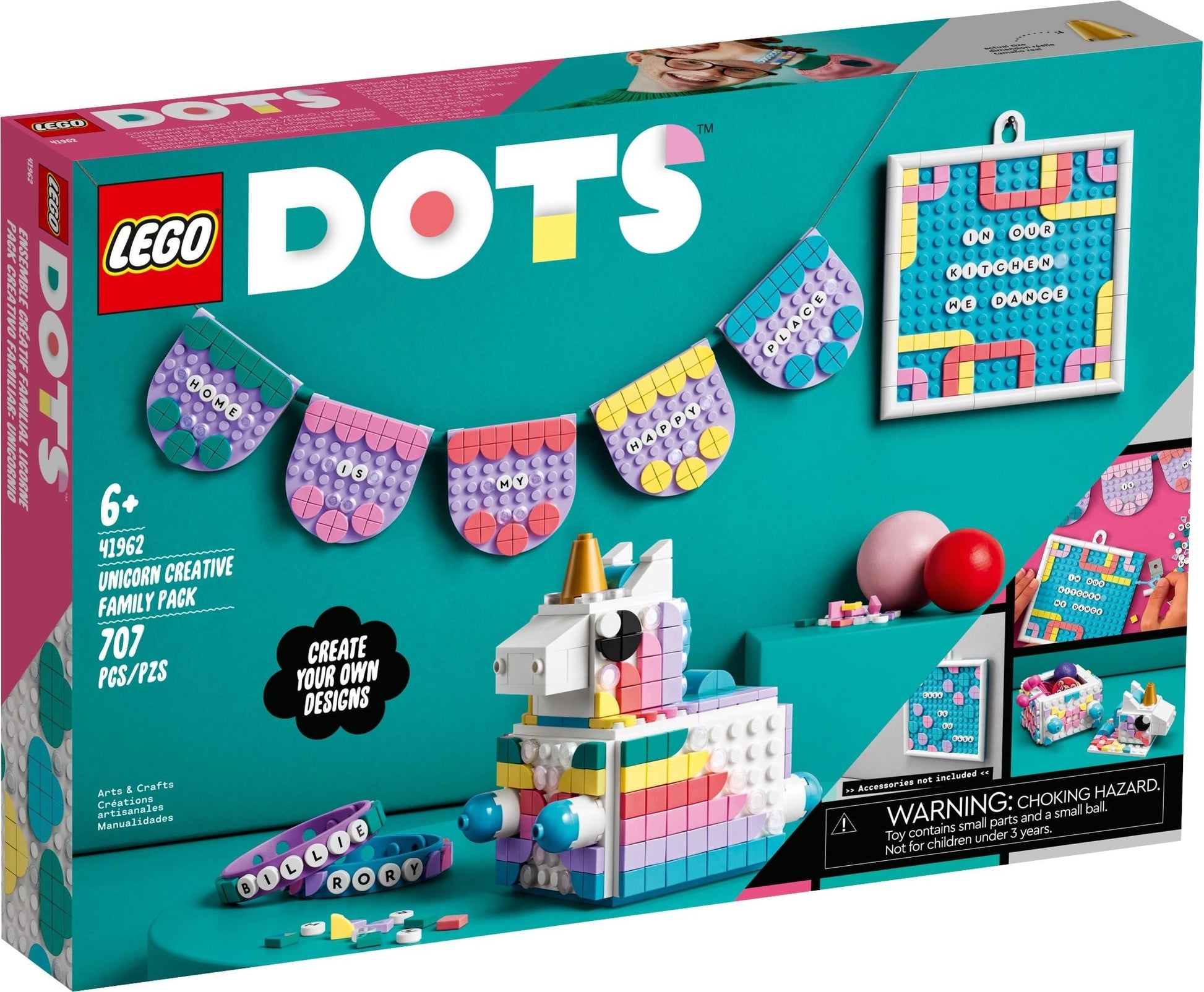 LEGO DOTS 41962 Unicorn Creative Family Pack- Auzzi Store