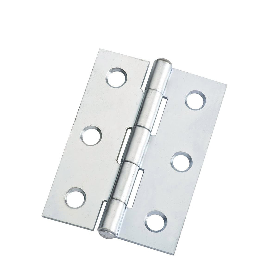 Lane 70mm Zinc Plated Butt Hinge 20 Pack - Fixed Pin Design - Internal Use - SuperSaverAU - view 1