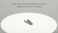 Antsig UTP STP Cable Stripper - 3.5 to 9mm - Plastic - Adjustable Blade - SuperSaverAU - view 3